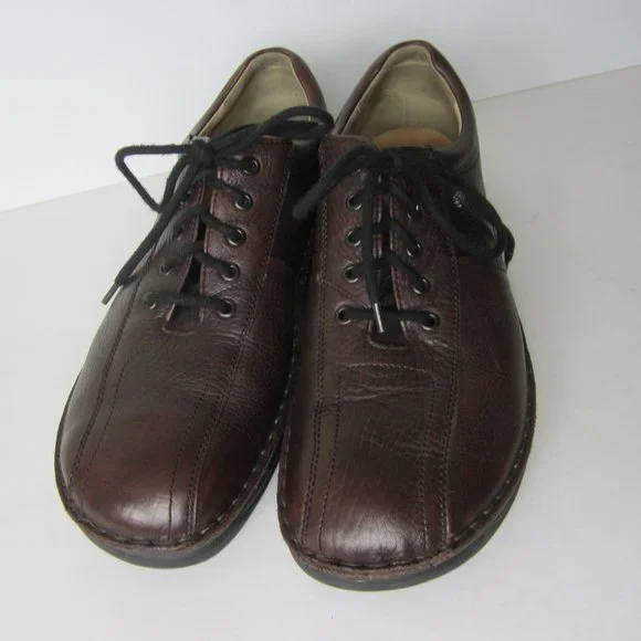 FINN COMFORT Mens 11.5 Dijon Lace Up Oxford Leather Shoes - Picture 2 of 7